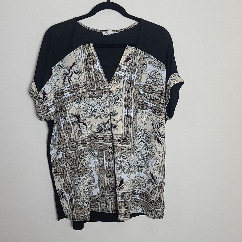 Dana Buchman sheer top